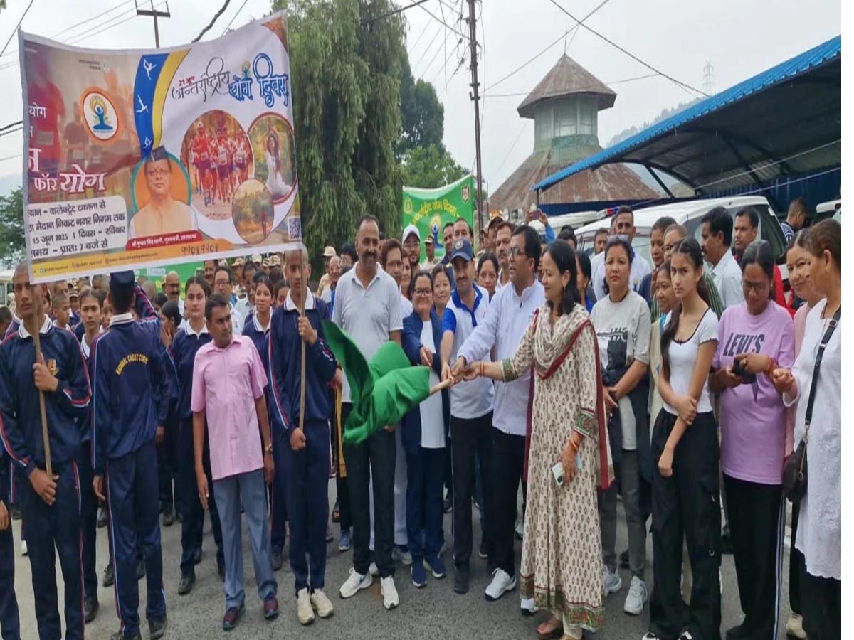 रन फॉर योगा के जरिए आमजन को योग से जोड़ने का प्रयास